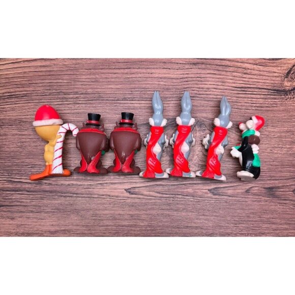 Vintage‎ 1997 Warner Brothers Looney Tunes Christmas Tree Light Covers HD42 - Picture 5 of 9